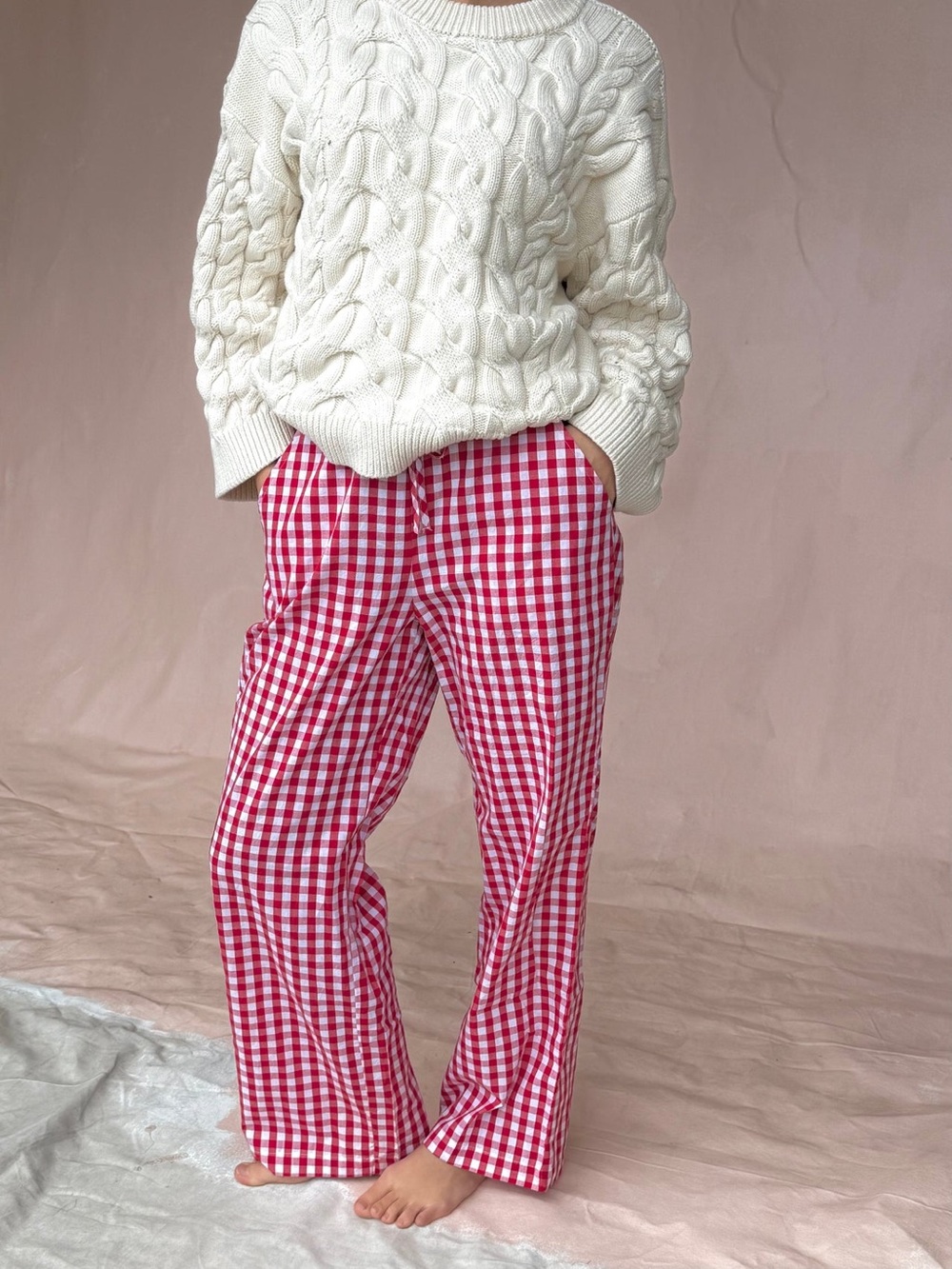 Sonderhaus Perfect Pants in Red Gingham